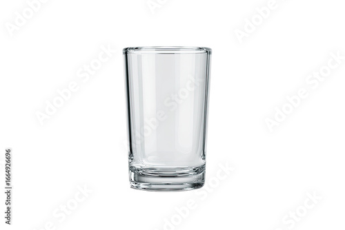Clear short glass tumbler