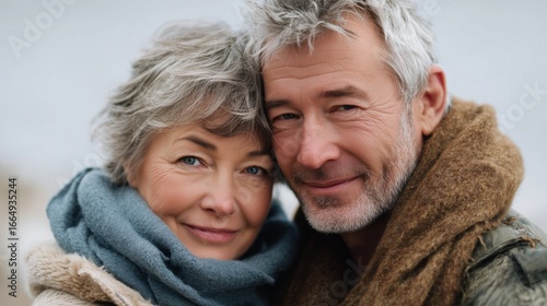 Couple embracing joyfully beachside portrait photography natural light close-up love