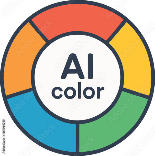 AI Palette picker ring Illustration