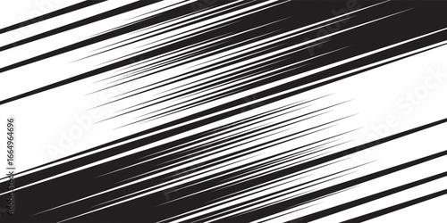 Comic book speed lines isolated on white background stripe effect style for manga speed frame, superhero action, explosion background. Motion line effect, pop art. Vector 10 eps. Modern
