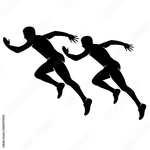 Vector Running Man icon symbol