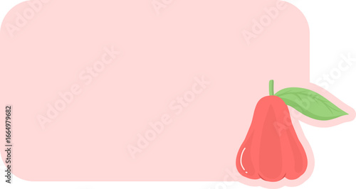 Fruit Blank Background Fruits Empty Text Box