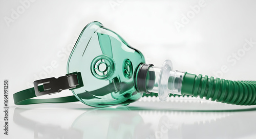 High flow oxygen mask medical device healthcare respirator breathing aid