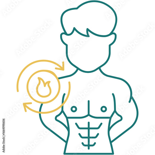 Illustration Metabolism Icon