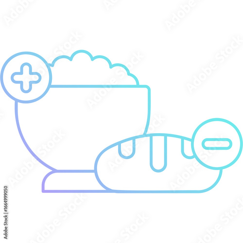 Gradient Carbohydrates Icon