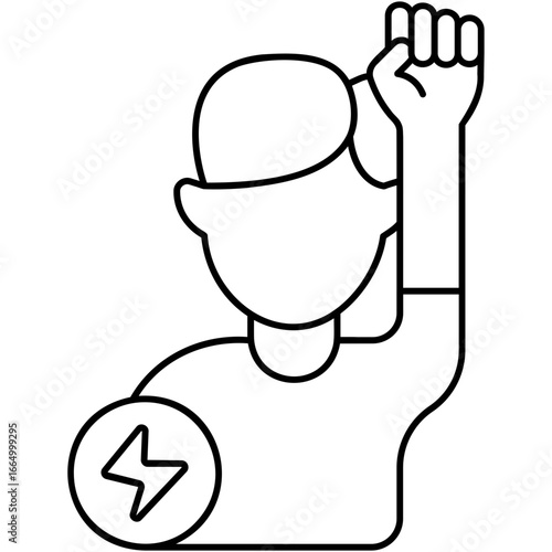 Line Art Energy Icon