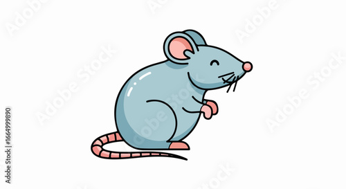 Cartoon Mouse Illustration.