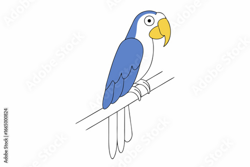 parrot on a branch
