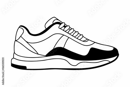sport shoes isolated on white background