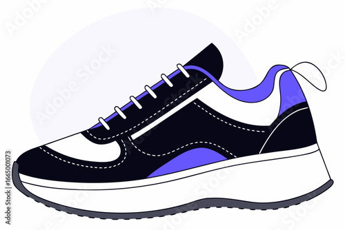 sport shoes isolated on white