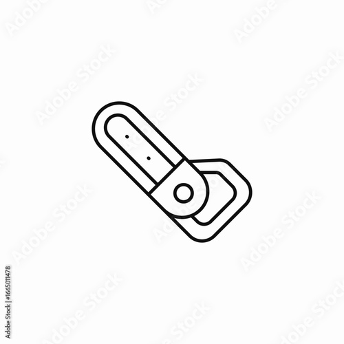 chainsaw cutting tool icon sign vector