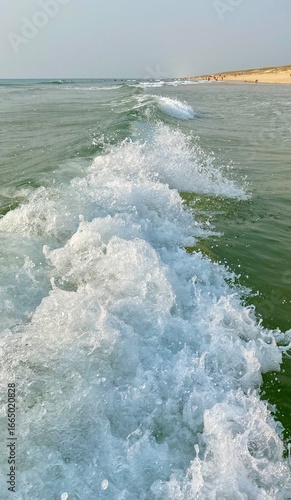 waves on the beach