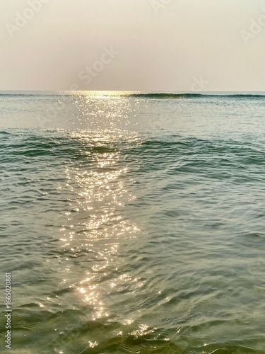 sunset on the sea