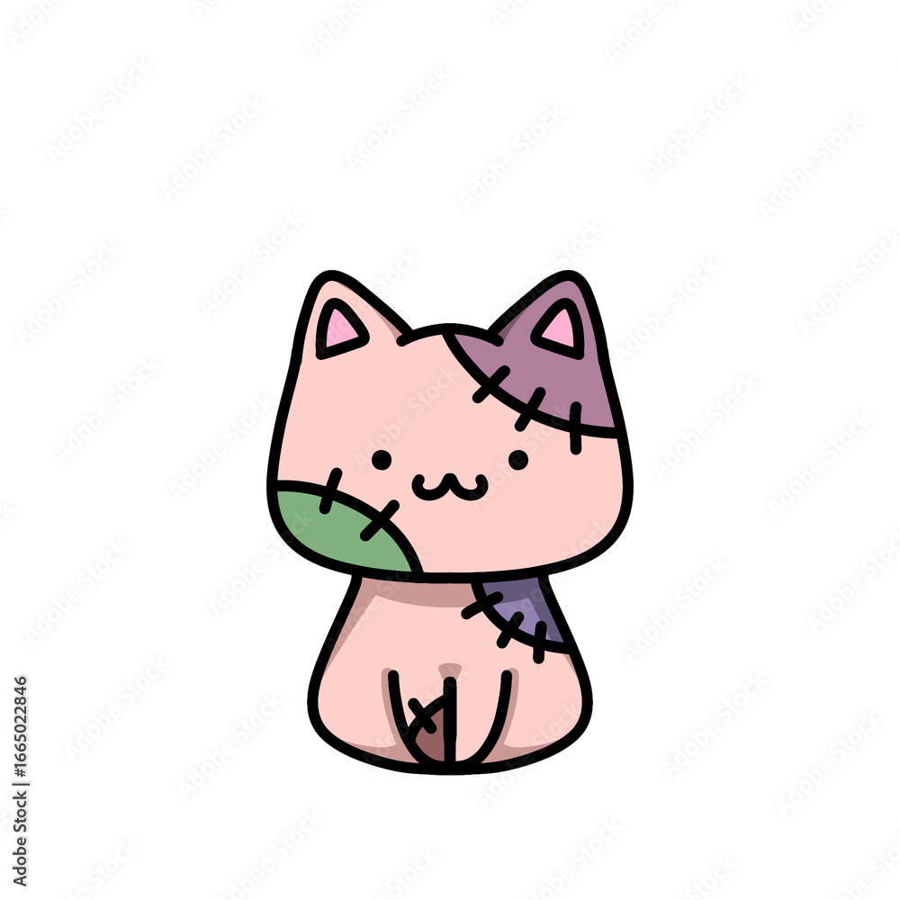 Fototapeta premium [Halloween Edition] Zombie - Sphinx cat