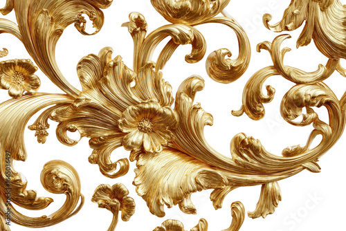 Ornate golden scrollwork (2)