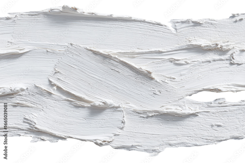 Obraz premium Textured, off-white paint stroke