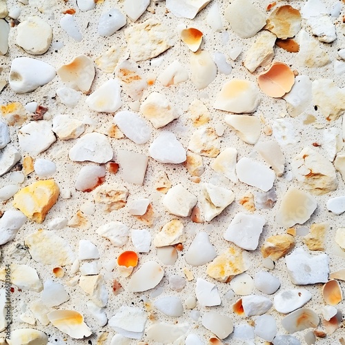 Textured Pebble and Stone Wall Background