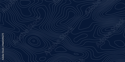 Navi blue wave paper curved reliefs abstract background, Topographic map patterns, topography line map. Vintage outdoors style. World map Template. Stock vector.