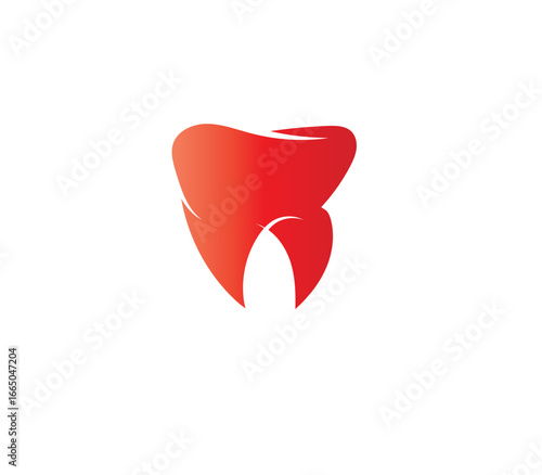 vector illustration of an abstract teeth