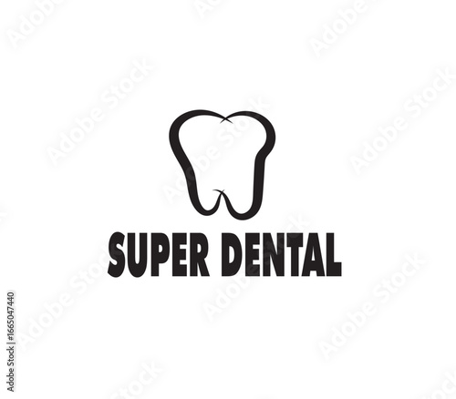tooth logo vector