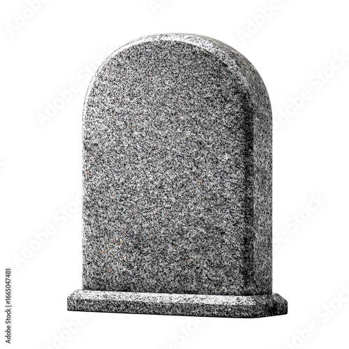 tombstone isolated on white background