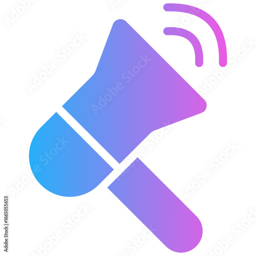 advertising gradient fill icon