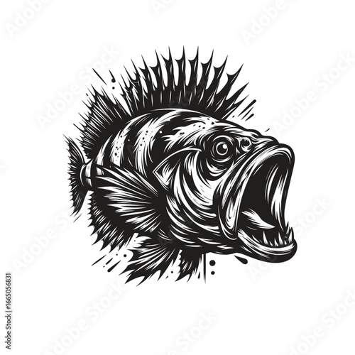 Sheepshead Fish illustration