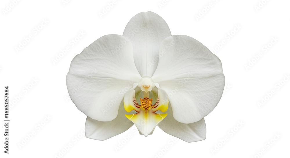 Fototapeta premium white orchid flower