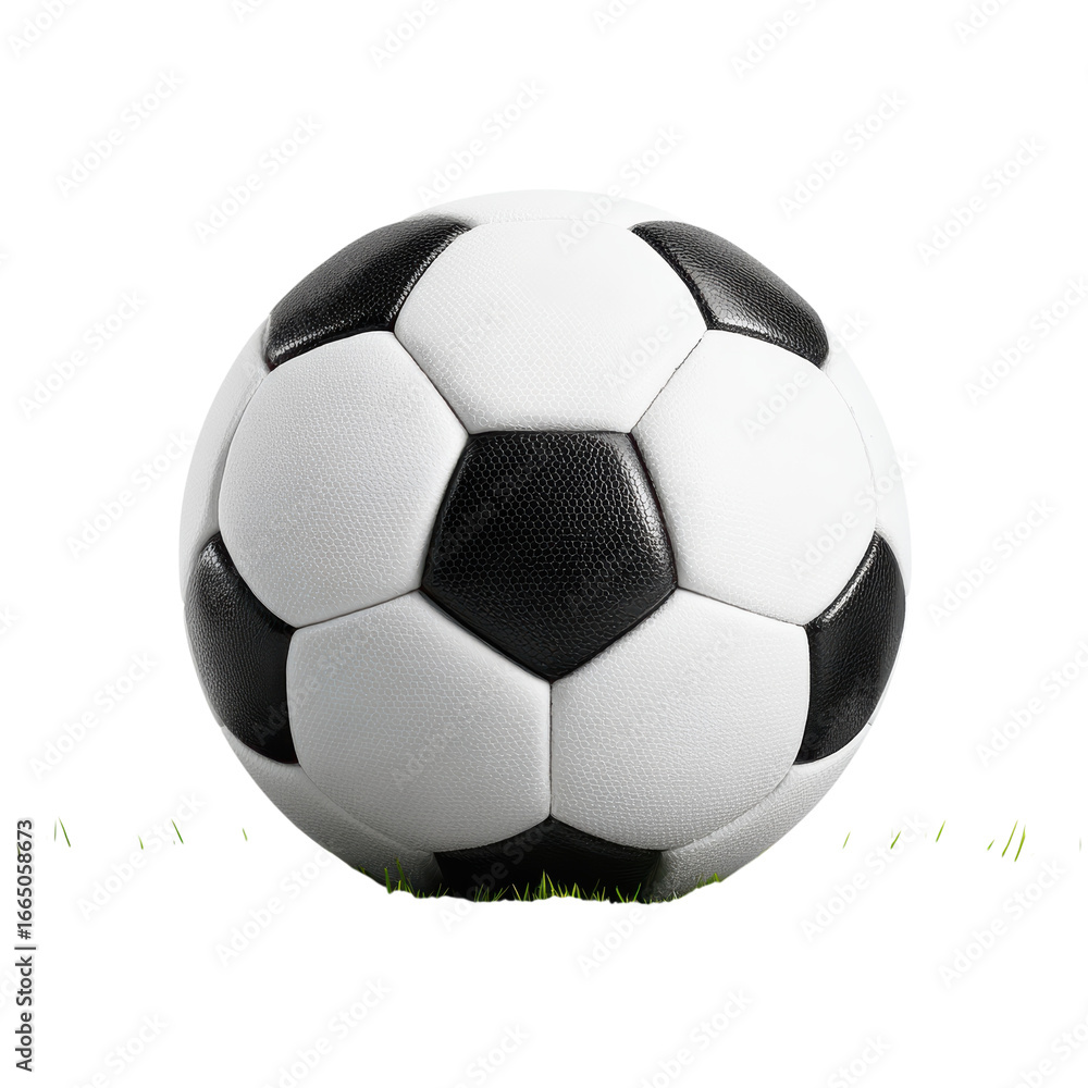 Fototapeta premium A classic soccer ball on transparent background