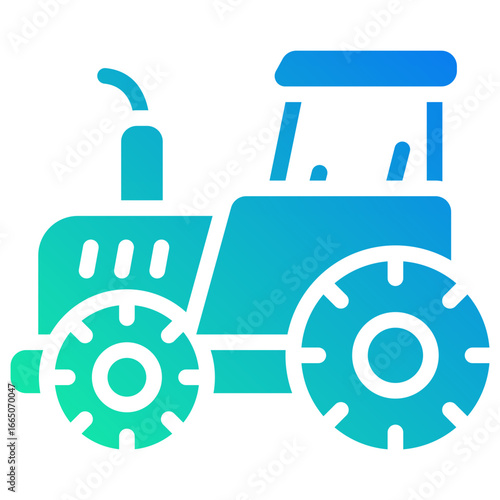 tracktor gradient fill icon