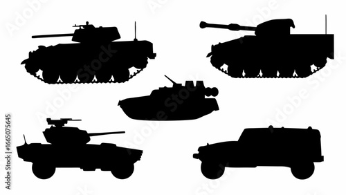 Three groups of stylized people icons in black on a white background showing crowds and representation | editable eps vectors silhouette