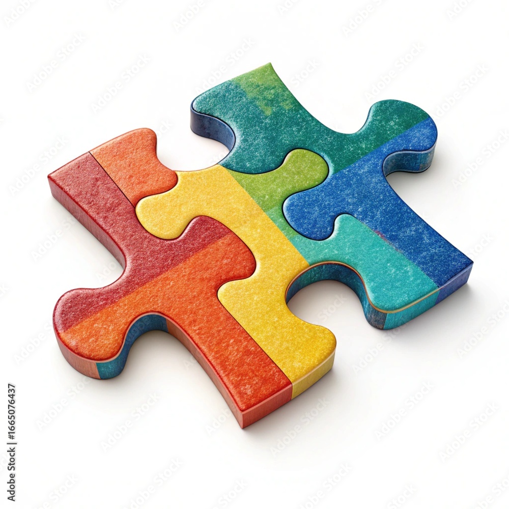 Fototapeta premium puzzle with missing piece