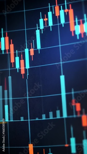 Candlestick charts for financial markets. Trading and investing.