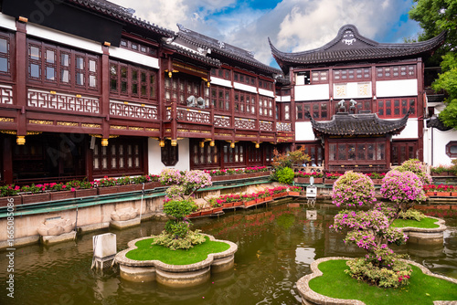 Traditional chinese architecture in Shanghai, China