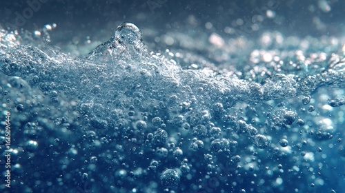 Bubbles in water