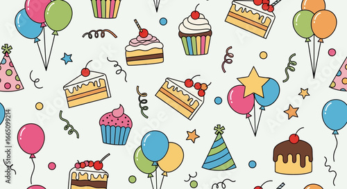 Cartoon Birthday Party Treats and Decorations.