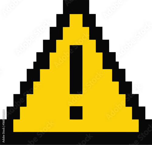 Minimalist Warning Symbol  Modern Hand Drawn Triangle with Exclamation for Safety UI, Manuals, Infographics, UX Alert, and Caution Signage