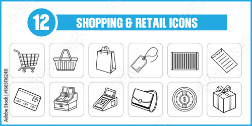 Shopping And Retail Icons