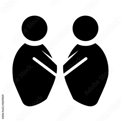 Empathetic Mirroring Icon for Building Rapport and Social Connection
