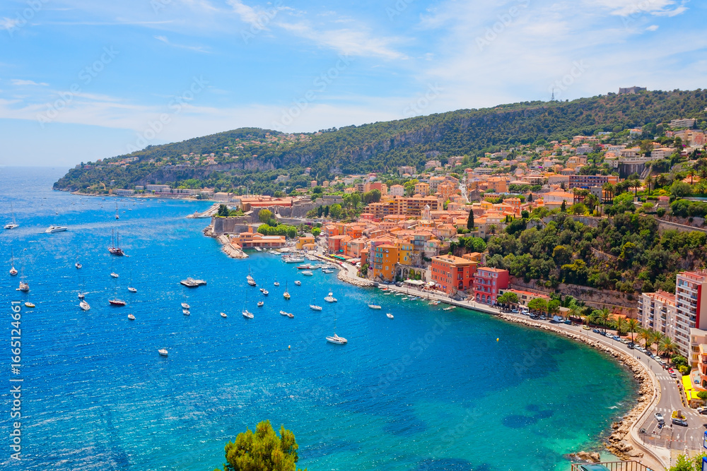 Fototapeta premium Panoramic view of the French Riviera, France