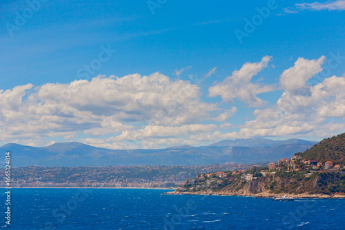 Panoramic view of the French Riviera, France