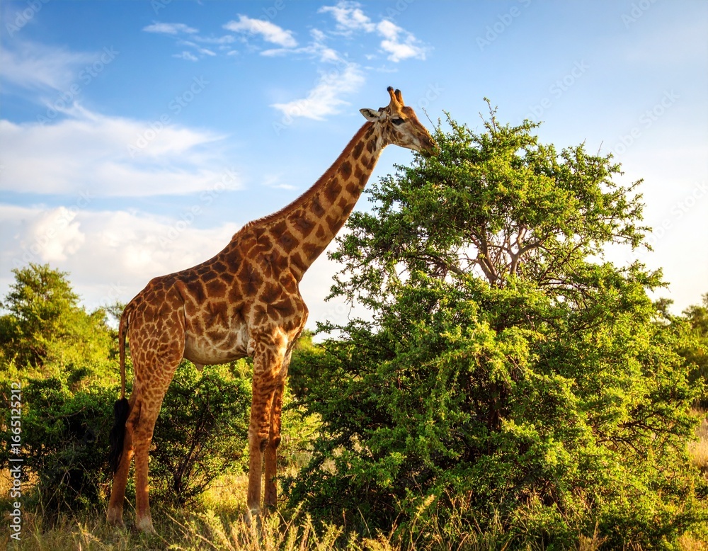 Obraz premium giraffe in the savannah