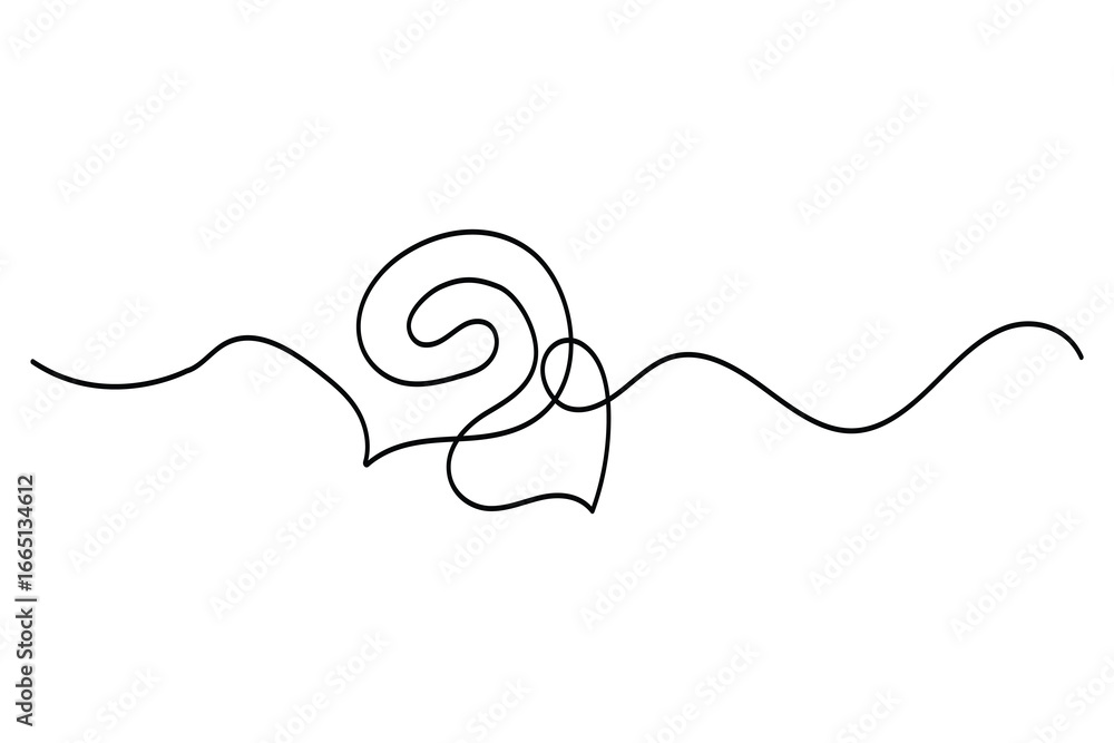 Obraz premium Continuous single line art drawing of the speech bubble concept vector