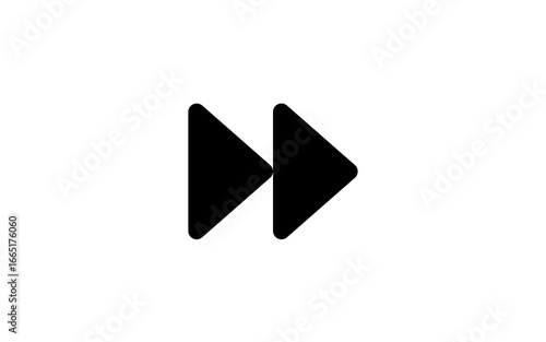 Free Download Video forwards button, vector arrow icon - GFXLoad