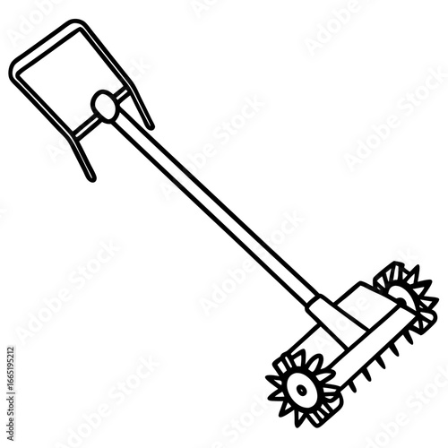 Manual Cultivator Vector