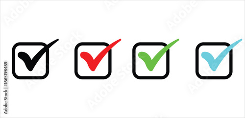 check mark icon set. tick mark icon vector eps10. Free Download check mark icon set. tick mark icon vector eps10. - GFXLoad