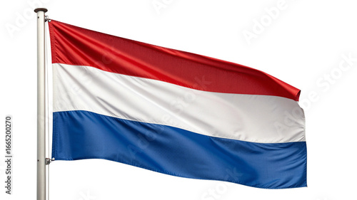Free Download Flag of Netherlands isolated on White Background - GFXLoad