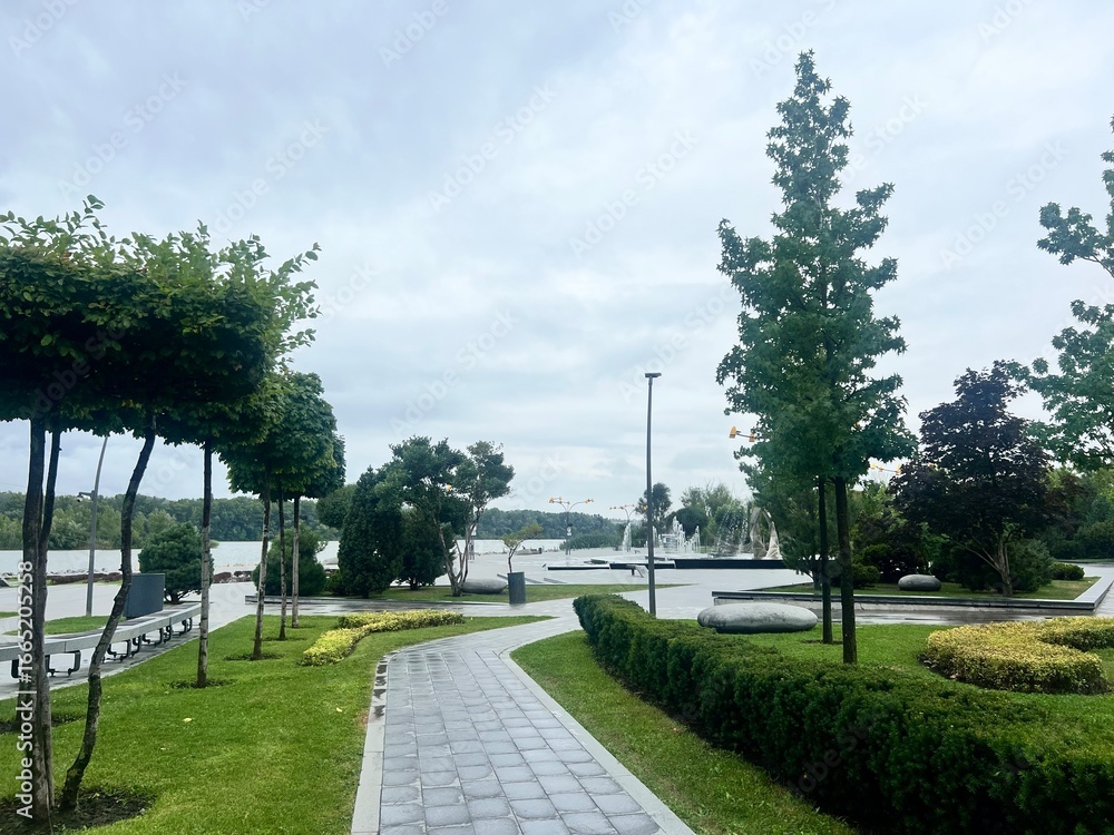 Fototapeta premium path in park