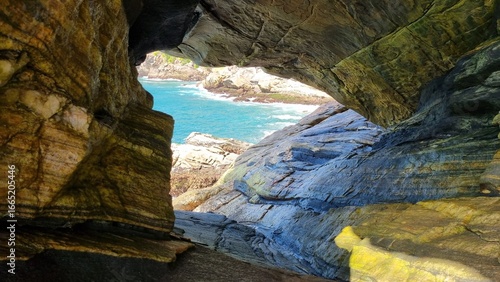 Beach of Maricá, black point