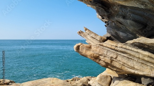 Beach of Maricá, black point
